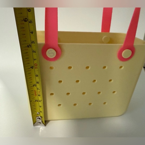 3D Printed small Miniature Bag purse yellow/pink - Picture 11 of 12